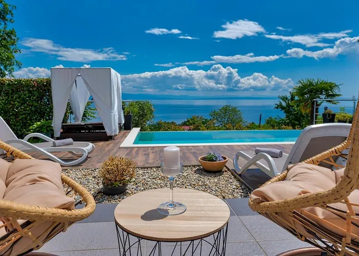 Villa Sea View Lina - With Private Pool, Table Tennis And Pikado *