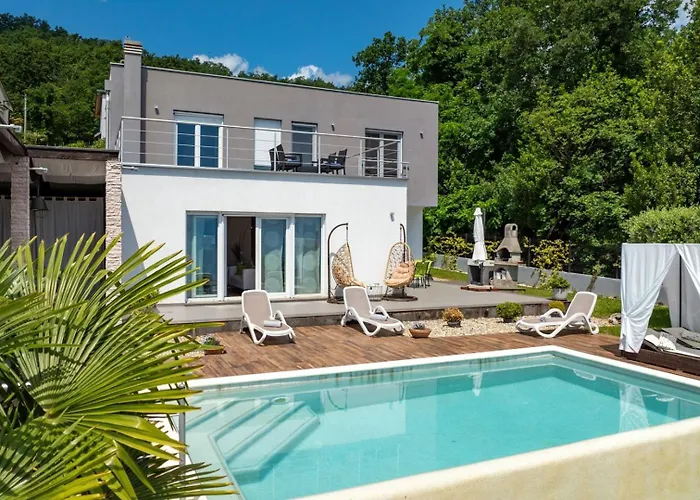 Villa Sea View Lina - With Private Pool, Table Tennis And Pikado Lovranska Draga