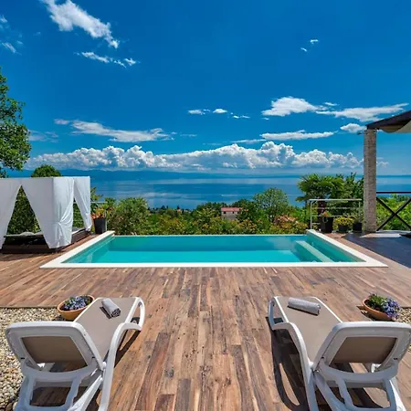 Villa Sea View Lina - With Private Pool, Table Tennis And Pikado Lovranska Draga