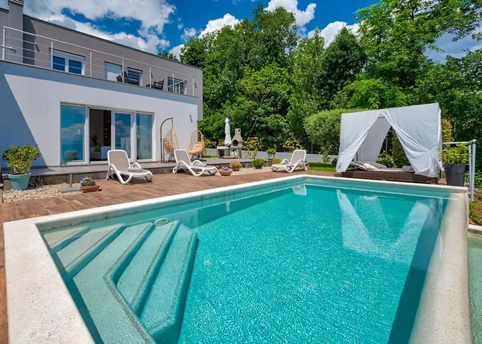Sea View Lina - With Private Pool, Table Tennis And Pikado Villa